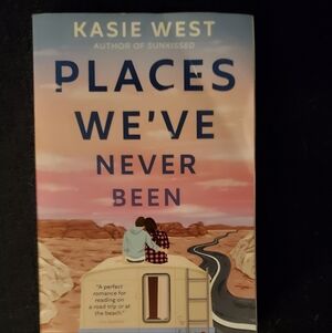 Kasie West "Places We've Never Been" Paperback - Pink & Blue Cover